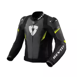 Rev'it Control Leather мотокуртка Black Yellow Желтый