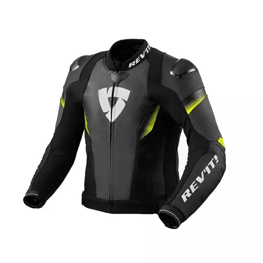 Rev'it Control Leather мотокуртка Black Yellow Желтый (размер: 46)