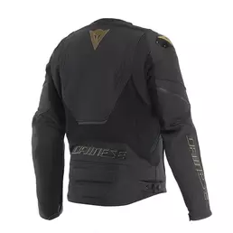 Dainese Racing 5 Leather мотокуртка Black Gold Черный