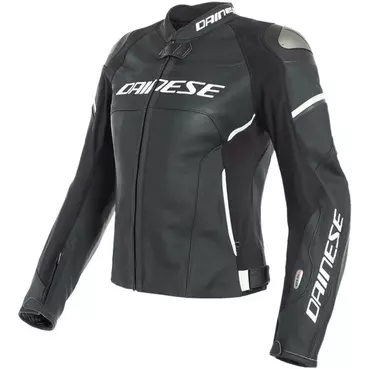 Dainese Racing 3 D-air® Lady Leather мотокуртка White Белый