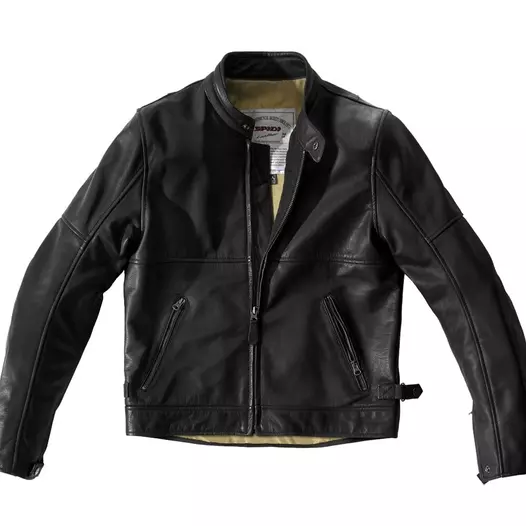 Spidi Rock Leather мотокуртка Black Черный (размер: 46)