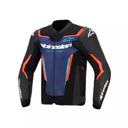 Alpinestars Gp Force V2 Leather мотокуртка Blue Red Синий