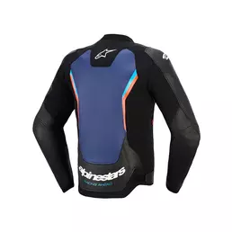Alpinestars Gp Force V2 Leather мотокуртка Blue Red Синий