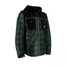 Helstons Wood Air Canvas мотокуртка Black Green Зеленый