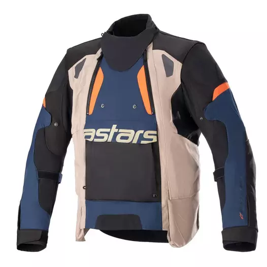 Alpinestars Halo Drystar мотокуртка Blue Khaki Orange Синий (размер: s)