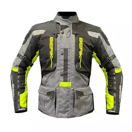 Berik Adventure мотокуртка Black Grey Yellow Серый