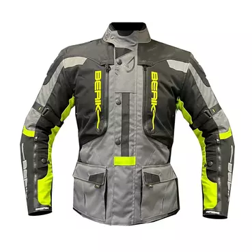 Berik Adventure мотокуртка Black Grey Yellow Серый