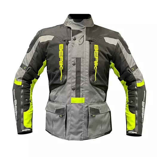 Berik Adventure мотокуртка Black Grey Yellow Серый (размер: 48)