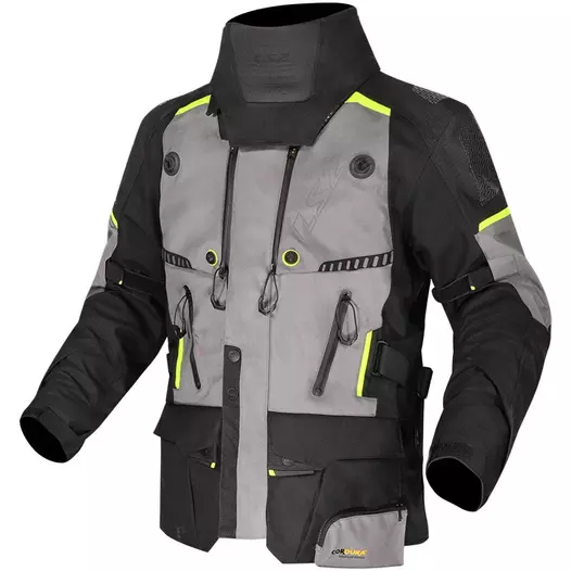 Ls2 Apollo мотокуртка Black Grey Yellow Желтый (размер: s)