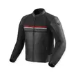Rev'it Mile 2 Leather мотокуртка Black Red Красный (размер: 46)
