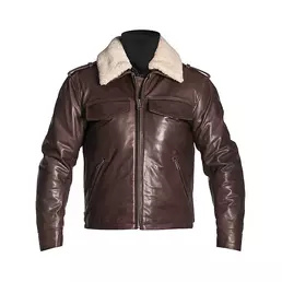 Helstons Tribe Leather мотокуртка Black Коричневый