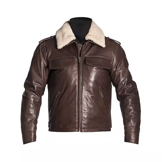 Helstons Tribe Leather мотокуртка Black Коричневый (размер: l)