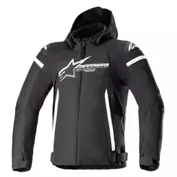 Alpinestars Zaca Waterproof мотокуртка Black White Белый
