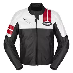 Spidi Roar Leather мотокуртка White Red Белый
