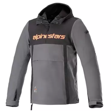 Alpinestars Sherpa худи Grey Red Fluo Красный