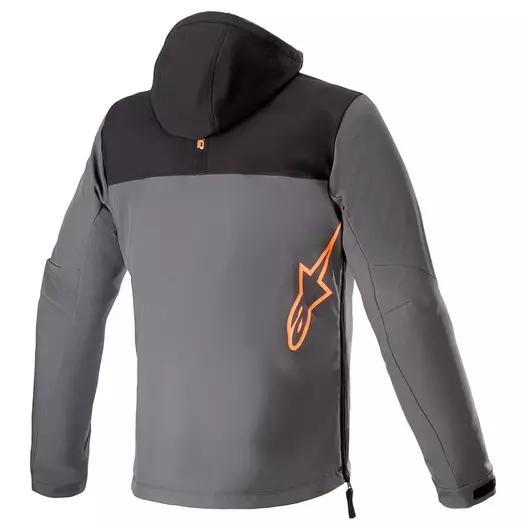Alpinestars Sherpa худи Grey Red Fluo Красный