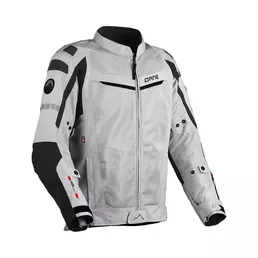 Dane Solskin мотокуртка Light Grey Black Серый
