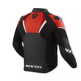 Rev'it Automate Leather мотокуртка Black Red Красный