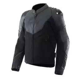 Dainese Iperattiva Leather мотокуртка Black Черный