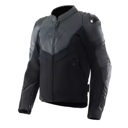 Dainese Iperattiva Leather мотокуртка Black Черный (размер: 48)