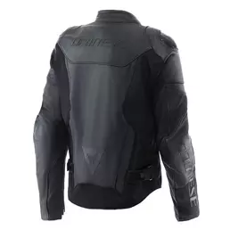 Dainese Iperattiva Leather мотокуртка Black Черный