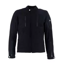 Helstons Puma Toile Canvas мотокуртка Black Черный