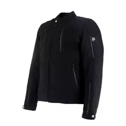 Helstons Puma Toile Canvas мотокуртка Black Черный