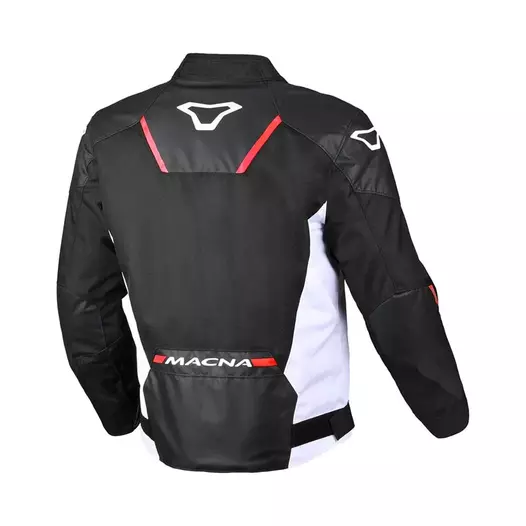 Macna Tazar 2.0 мотокуртка White Red Красный