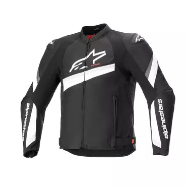 Alpinestars T-gp Plus R V4 мотокуртка Black White Белый