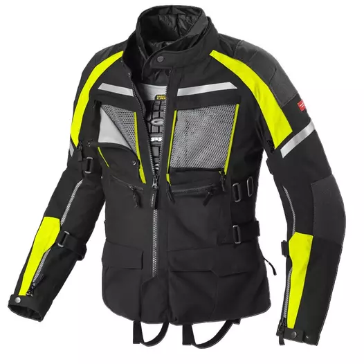 Spidi Armakore H2out мотокуртка Black Fluo Yellow Желтый
