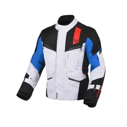 Macna Zastro мотокуртка Grey Red Blue Серый