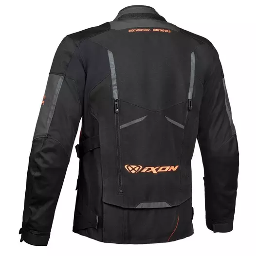 Ixon Ragnar мотокуртка Black Anthracite Orange Оранжевый