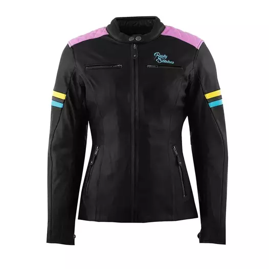 RUSTY STITCHES Joyce V2 jacke Black / Pastel