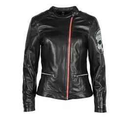 Helstons Cher Soft Lady Leather мотокуртка Black Черный (размер: m)