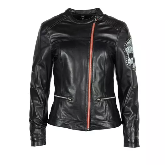 Helstons Cher Soft Lady Leather мотокуртка Black Черный (размер: m)