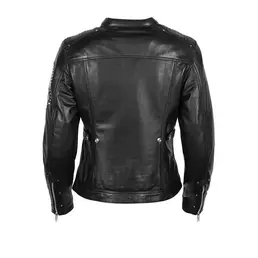 Helstons Cher Soft Lady Leather мотокуртка Black Черный