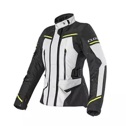 Clover Storm 4 Wp Lady мотокуртка Grey Yellow Серый