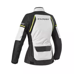 Clover Storm 4 Wp Lady мотокуртка Grey Yellow Серый