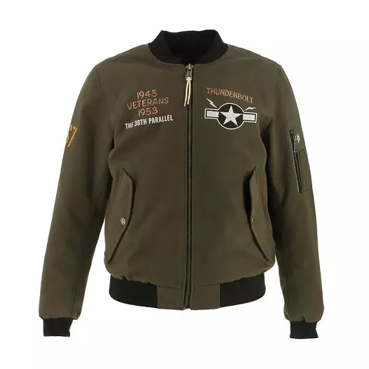 Helstons Tiger Canvas мотокуртка Khaki Зеленый (размер: s)