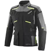 IXON Midgard jacke Black / Grey / Bright Yellow
