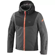 IXON Burning Kapuzenjacke Anthracite / Black / Neon Red