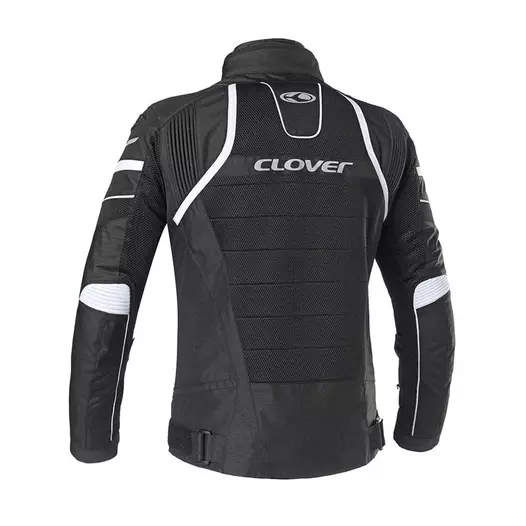 Clover Rainjet 2 Wp мотокуртка Black White Черный