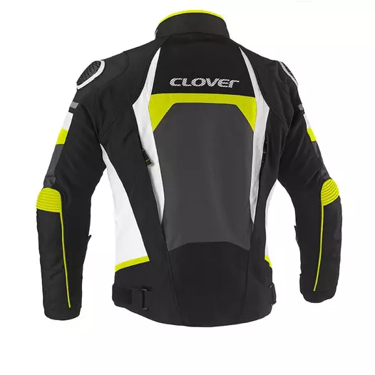 Clover Airblade 5 мотокуртка Black Yellow Желтый