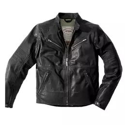 Spidi Garage Robust Leather мотокуртка Black Черный (размер: 62)