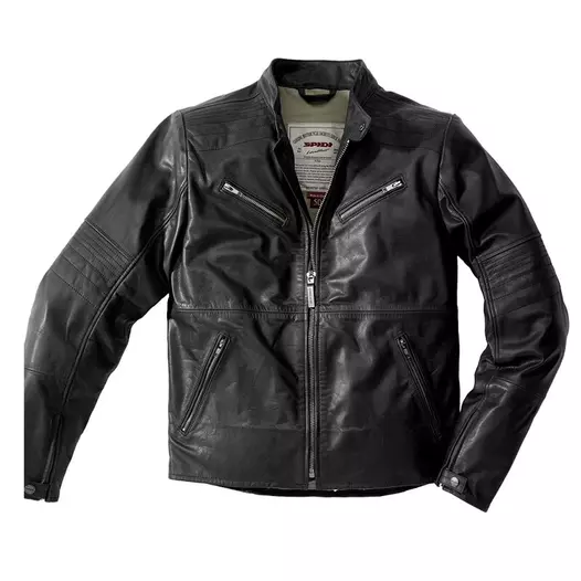 Spidi Garage Robust Leather мотокуртка Black Черный (размер: 62)