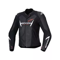 Alpinestars Stella Faster V3 Leather мотокуртка Coral Черный