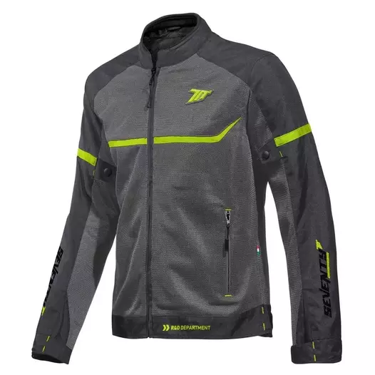 SEVENTY DEGREES SD-JR30.1 Mojave jacke Grey / Fluo Yellow