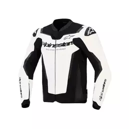Alpinestars Gp Force V2 Leather мотокуртка White Белый (размер: 48)
