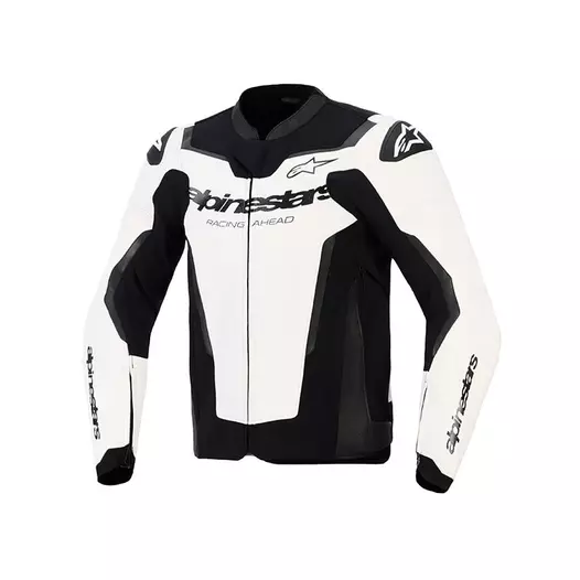Alpinestars Gp Force V2 Leather мотокуртка White Белый (размер: 48)