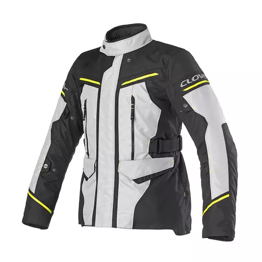 Clover Storm 4 Wp мотокуртка Grey Yellow Серый (размер: s)